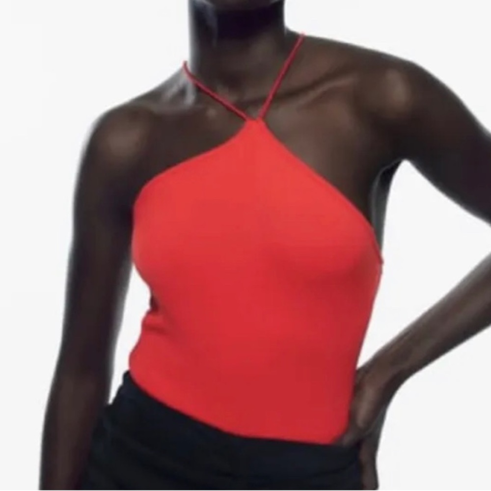 Zara Red Bodysuit